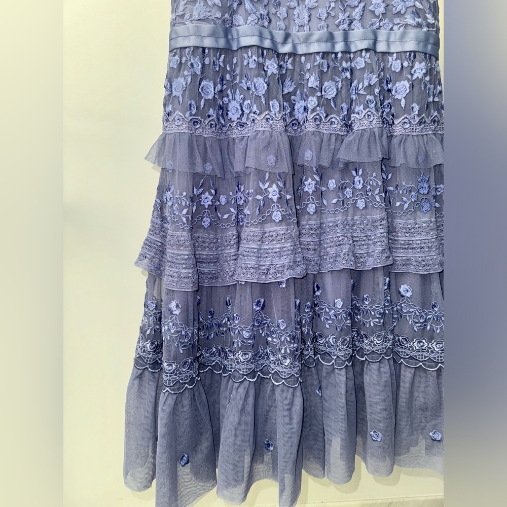 Needle & Thread Iris Mini Dress In Lavender, Size 4 - Picture 5 of 9